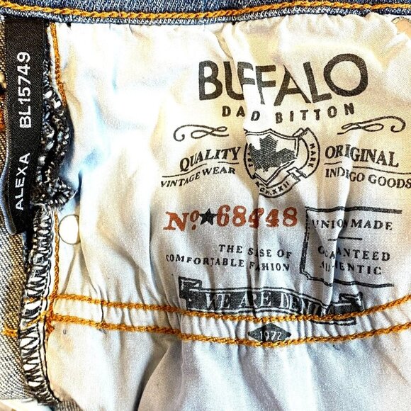 Buffalo David Bitton Alexa Mid Rise Skinny Jeans W33  Long Blue Denim - Picture 9 of 9